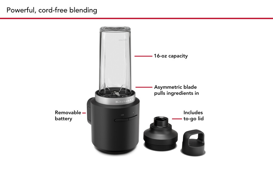 kabelloser tragbarer personal blender mit akku