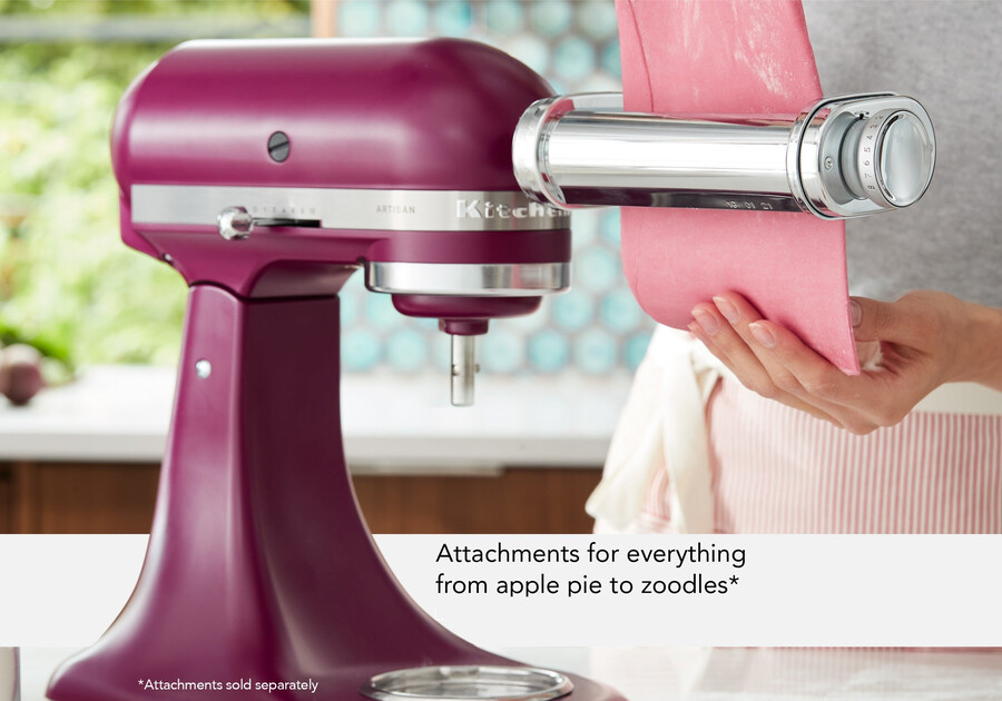 artisan standmixer mit kippbarem kopf – rote bete ksm195