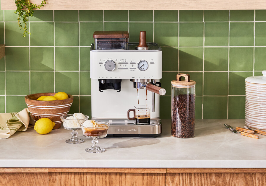zubehörset aus walnussholz für espresso